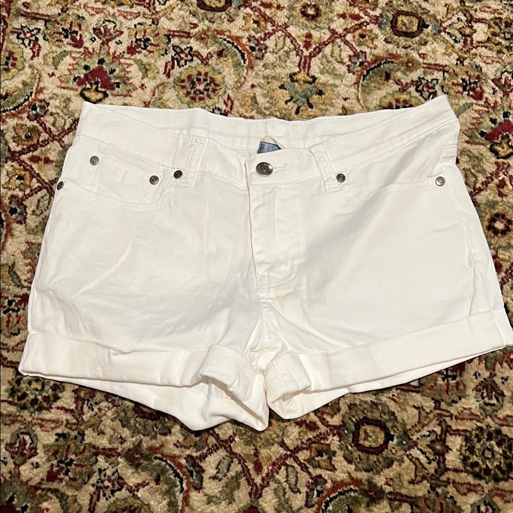 Los Olas White Jean Shorts for Women Size 4